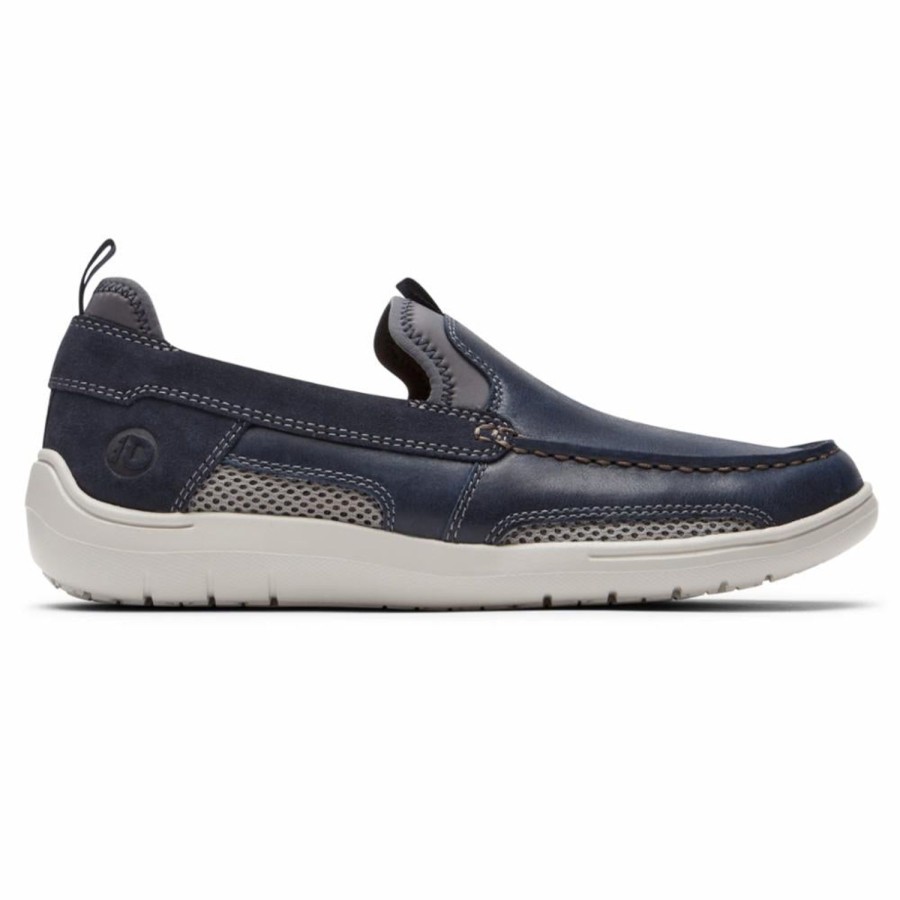 Men'S Shoes Dunham | Dunham Men'S Fitsmart Loafer D Fitsmart Blue D