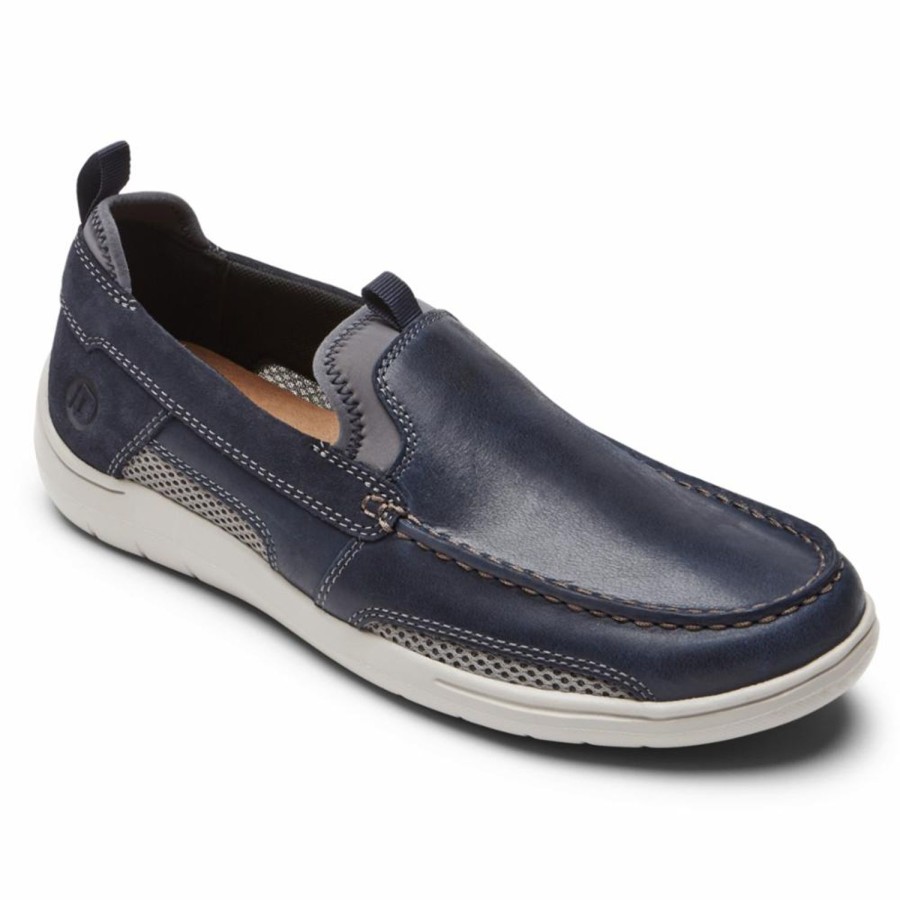 Men'S Shoes Dunham | Dunham Men'S Fitsmart Loafer D Fitsmart Blue D