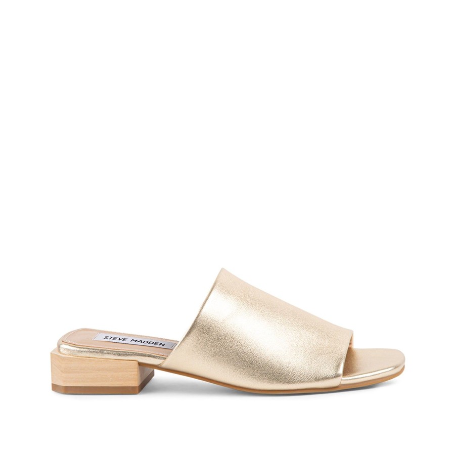 Women'S Shoes Steve Madden | Steve Madden Women'S Anders In Gold