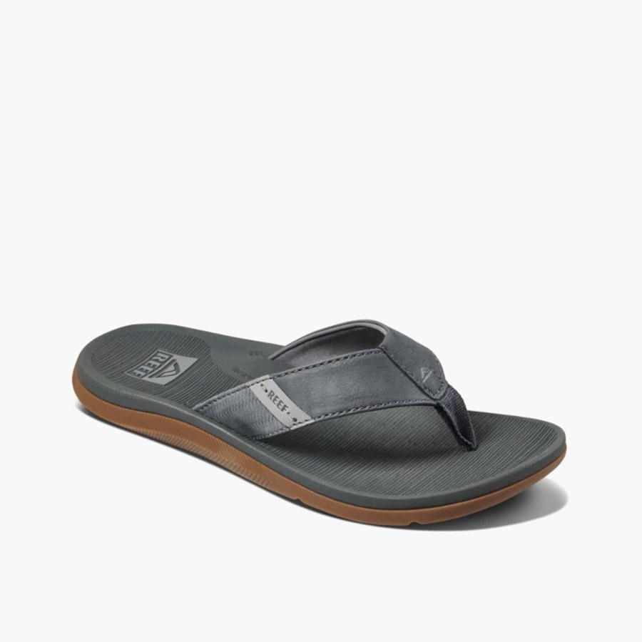 Men'S Shoes Reef Men | Reef Men'S Reef Santa Ana Grey M