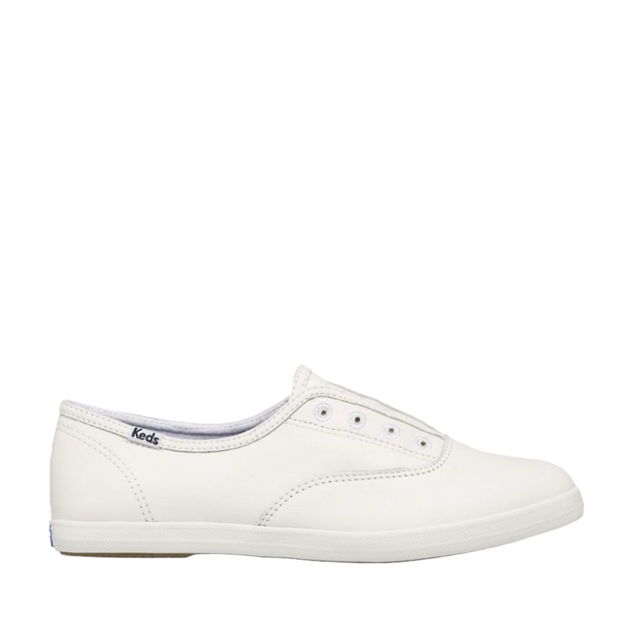 Women'S Shoes Keds | Keds Women'S Chillax Leather In White