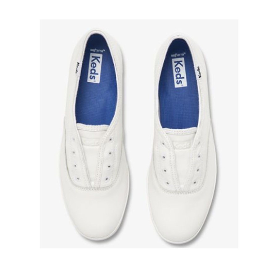 Women'S Shoes Keds | Keds Women'S Chillax Leather In White