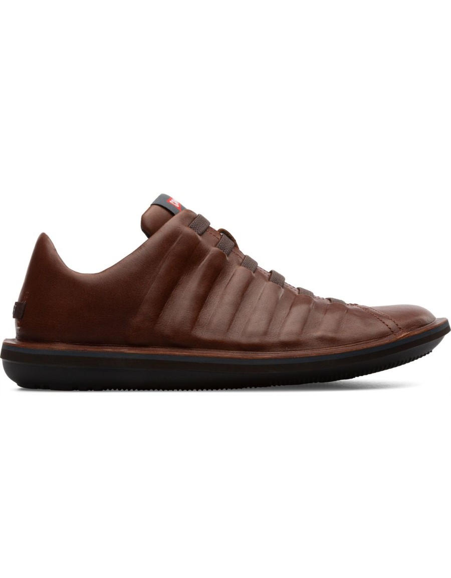 Men'S Shoes Camper | Camper Men'S Beetle In Medium Brown