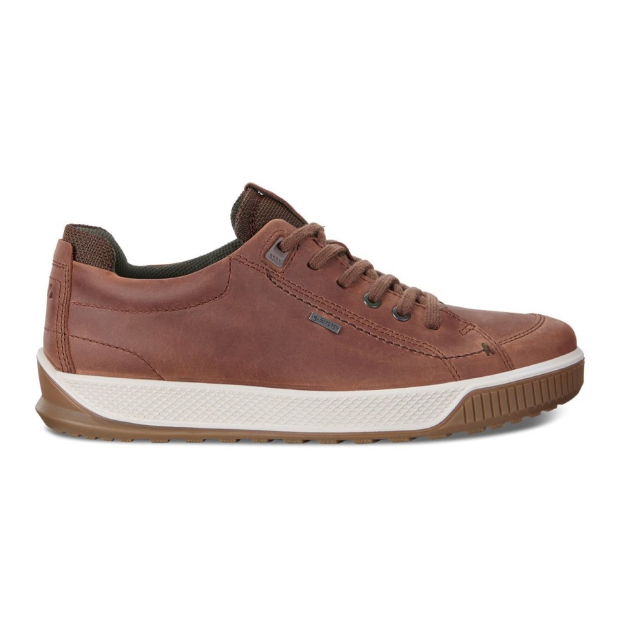 Men'S Shoes ECCO | Ecco Men'S Byway Tred Nubuck In Brandy Oil