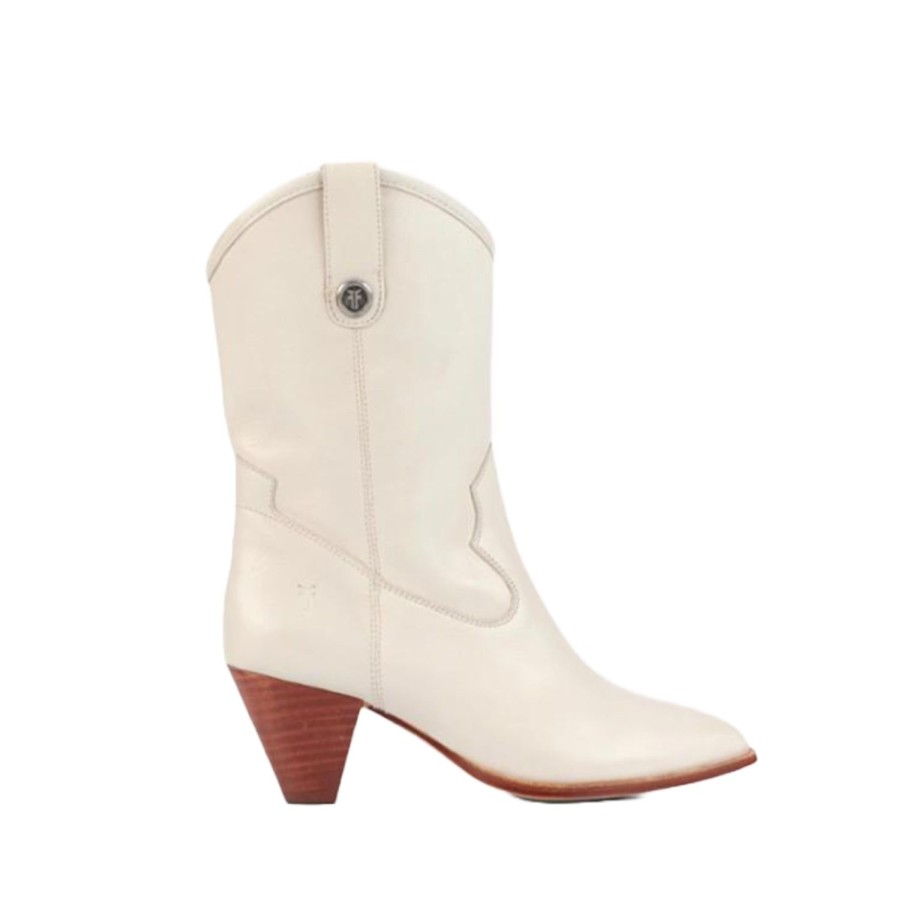 Women'S Shoes Frye Women | Frye Women'S 40412 June Western White M