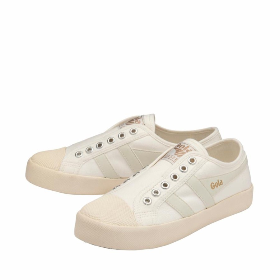 Women'S Shoes Gola Women | Gola Women'S Coaster Slip White M