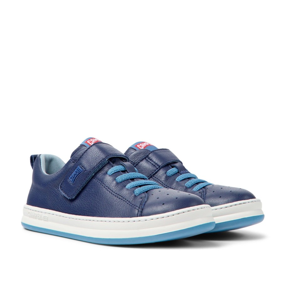 Kids' Shoes Camper | Camper Kids Runner Four In Dark Blue