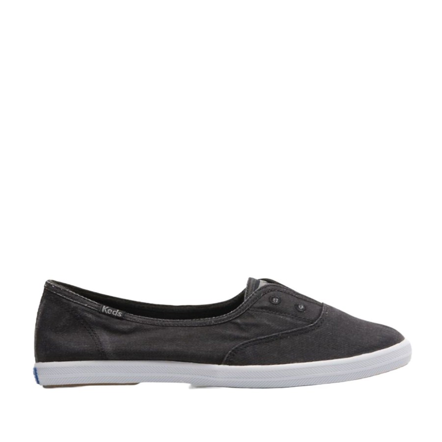 Women'S Shoes Keds | Keds Women'S Chillax Mini Twill In Black