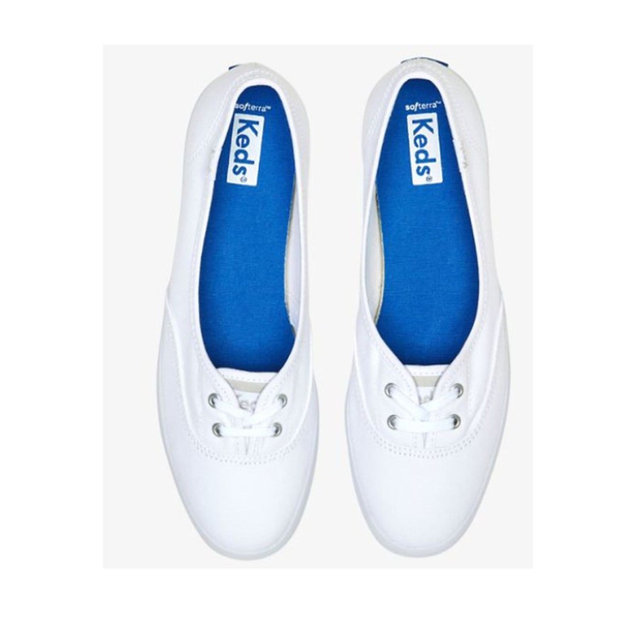 Women'S Shoes Keds | Keds Women'S The Mini Canvas In White