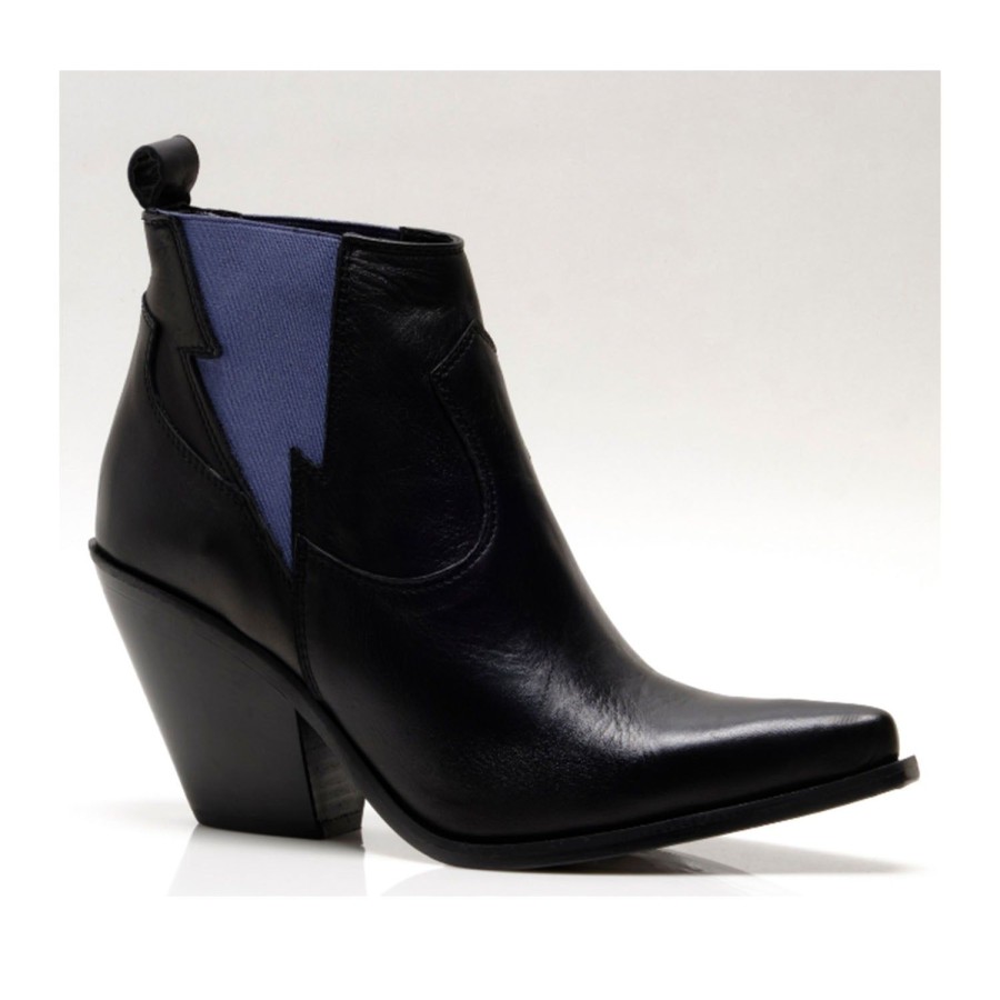 Women'S Shoes FREE PEOPLE | Free People Women'S Chelsea Vitello Todi In Black