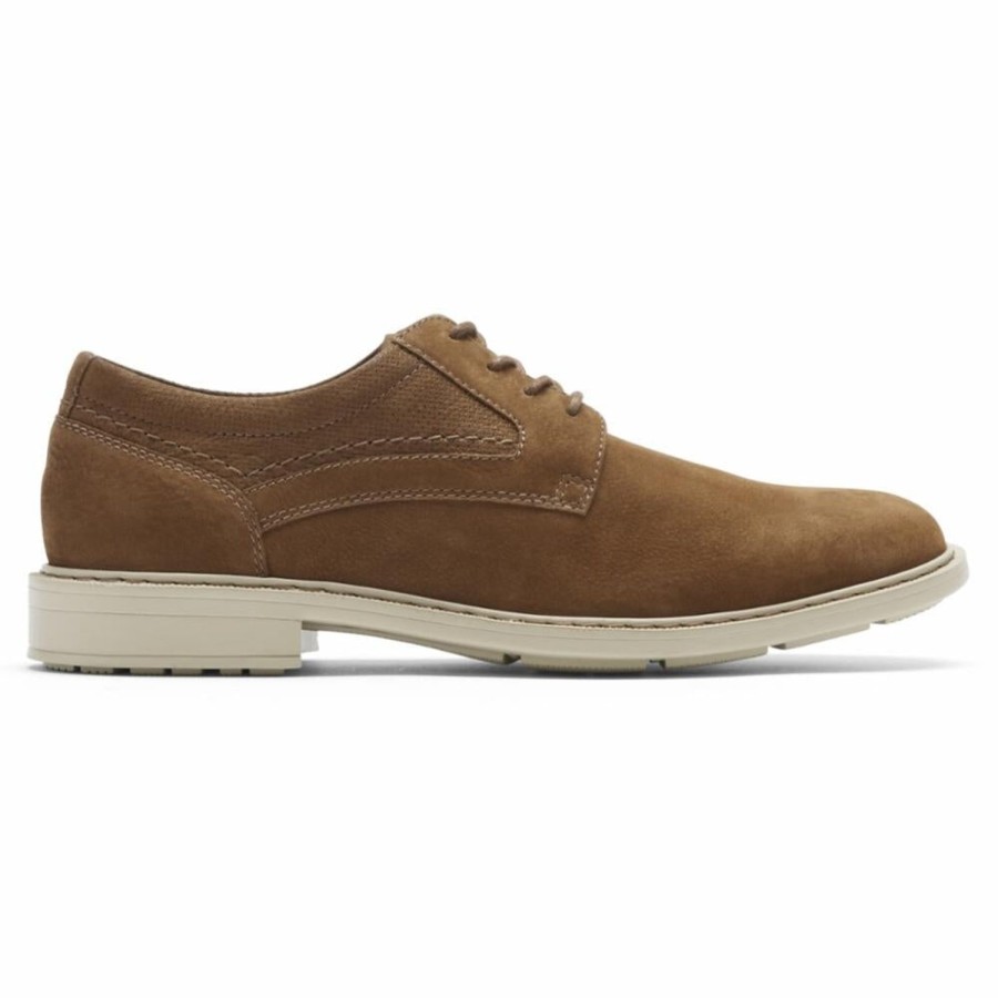 Men'S Shoes Rockport Men | Rockport Men'S Plain Toe Tanner Brown W