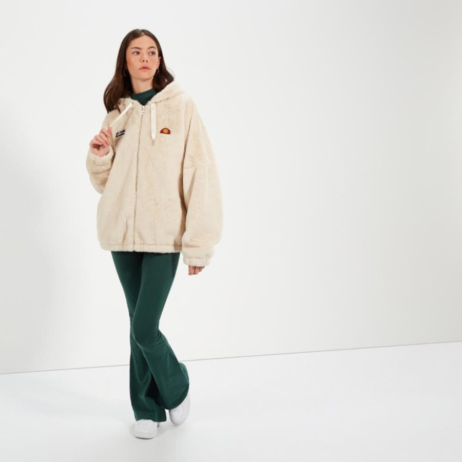 Women'S Apparel Ellesse Womens Apparel | Ellesse S Apparel Women'S Giovanna Jacket Ladies Sartoria White Reg