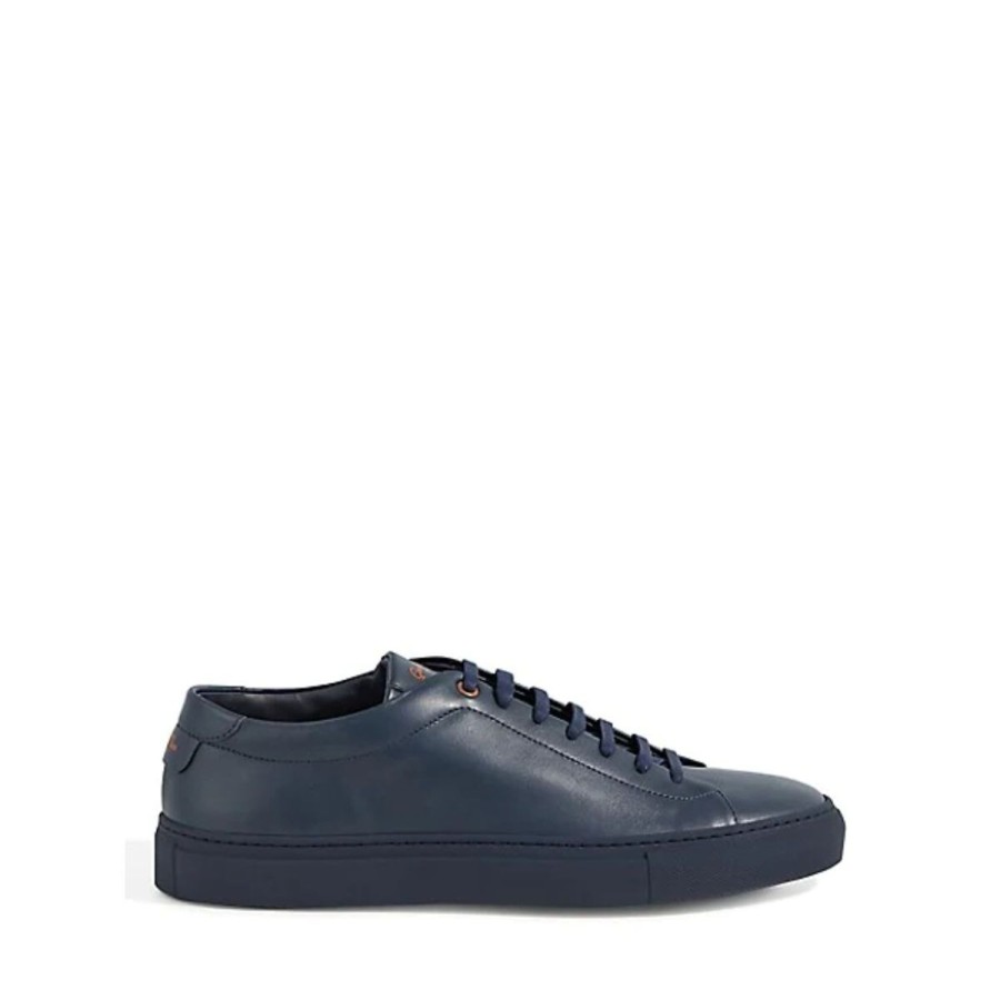 Men'S Shoes Good Man Brand | Good Man Brand Men'S Edge Lo-Top Sneaker In 493 Navy/Navy