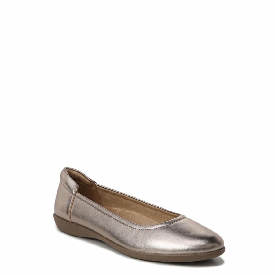 Women'S Shoes Naturalizer | Naturalizer Women'S Flexy Ltbronze Metlthr M