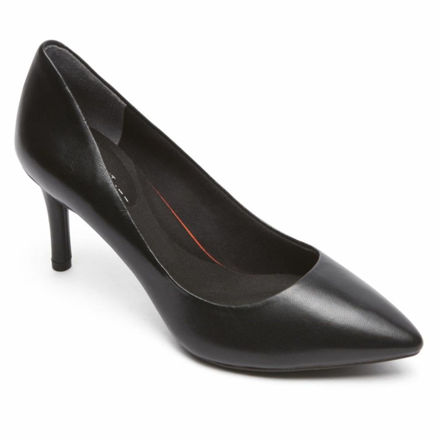 Women'S Shoes Rockport Women | Rockport Women'S Plain Pump Total Motion 75Mmpth Black W