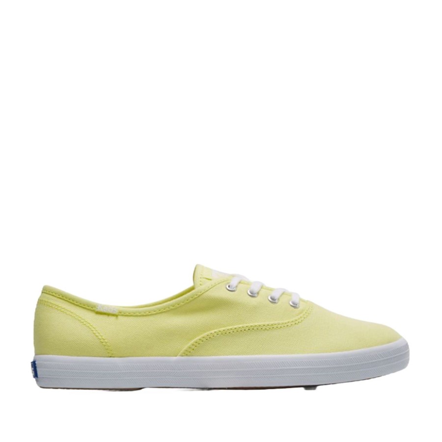 Women'S Shoes Keds | Keds Women'S Champion Seasonal Canvas In Sunny Lime