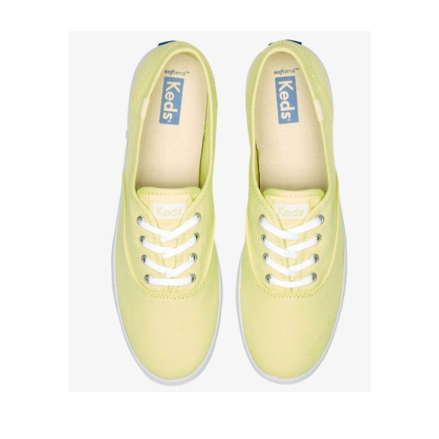 Women'S Shoes Keds | Keds Women'S Champion Seasonal Canvas In Sunny Lime