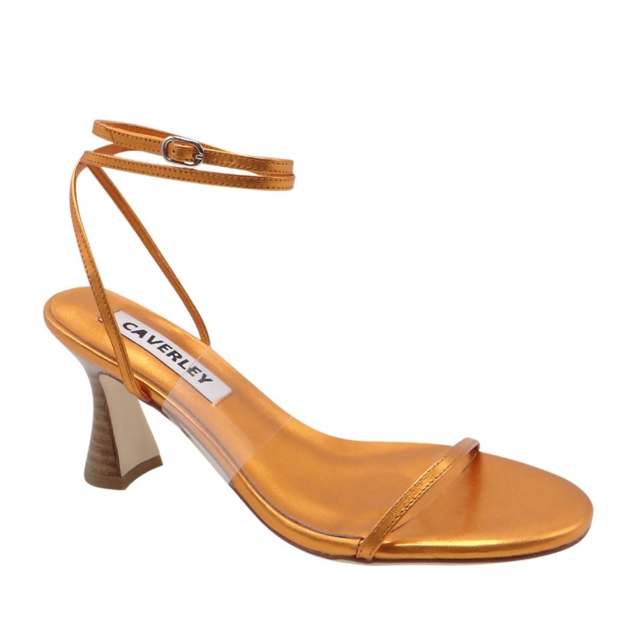 Women'S Shoes Caverley | Caverley Women'S Leon In Metallic Tangerine