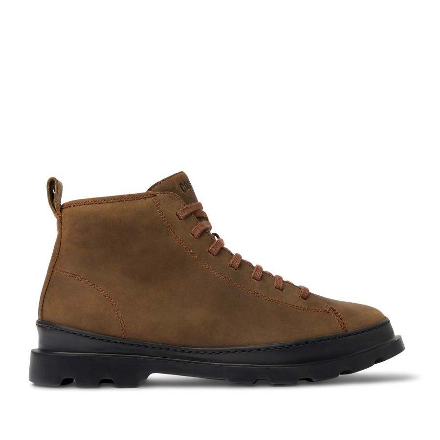 Men'S Shoes Camper | Camper Men'S Brutus In Medium Brown