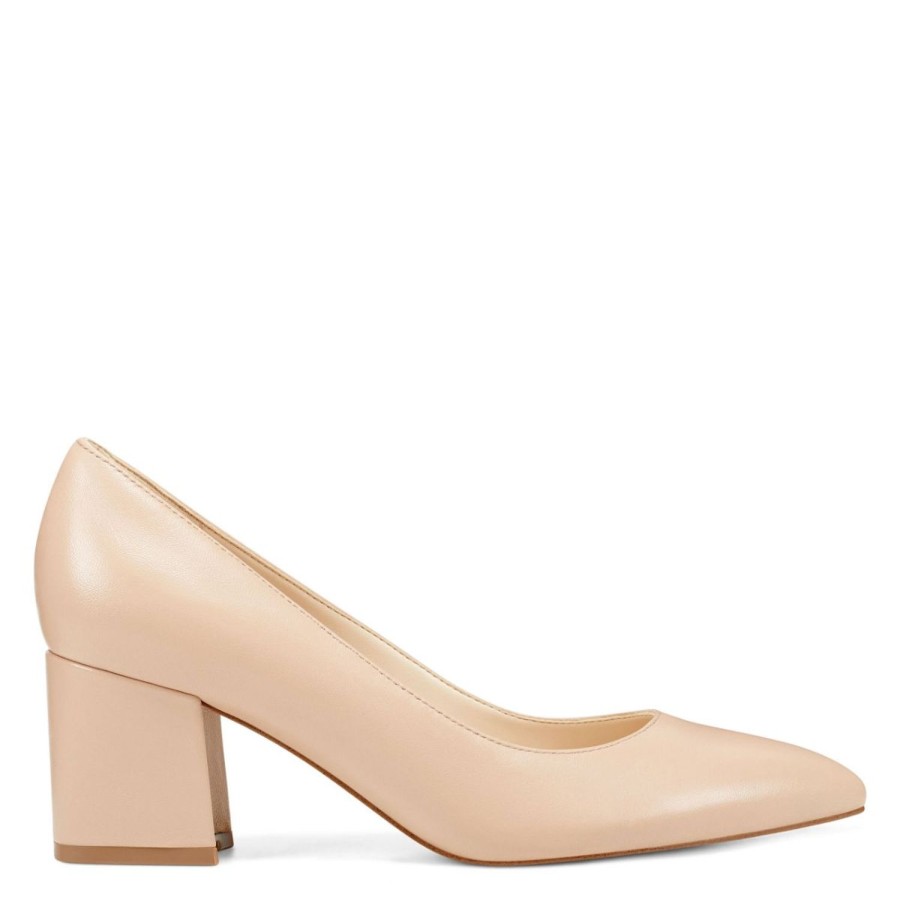 Women'S Shoes NINE WEST | Nine West Women'S Tves Pumps In Nude