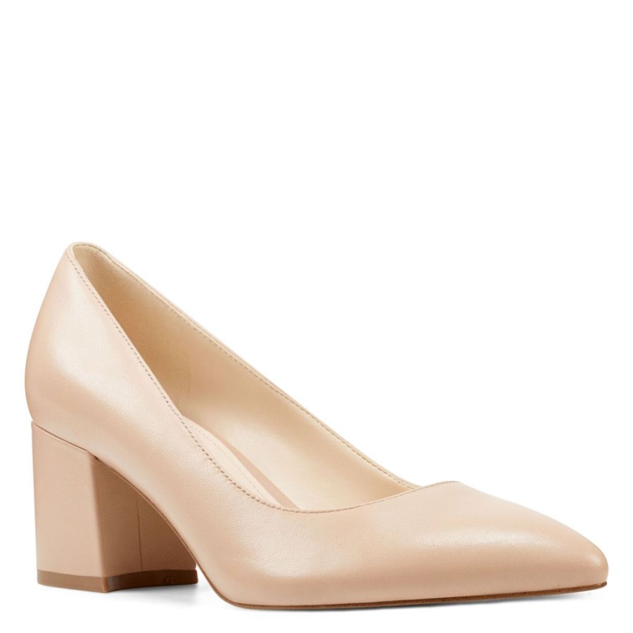 Women'S Shoes NINE WEST | Nine West Women'S Tves Pumps In Nude