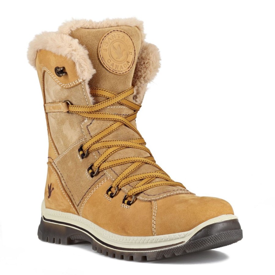 Women'S Shoes Santana Canada | Santana Canada Women'S Majesta2 Winter Short Boots In Wheat