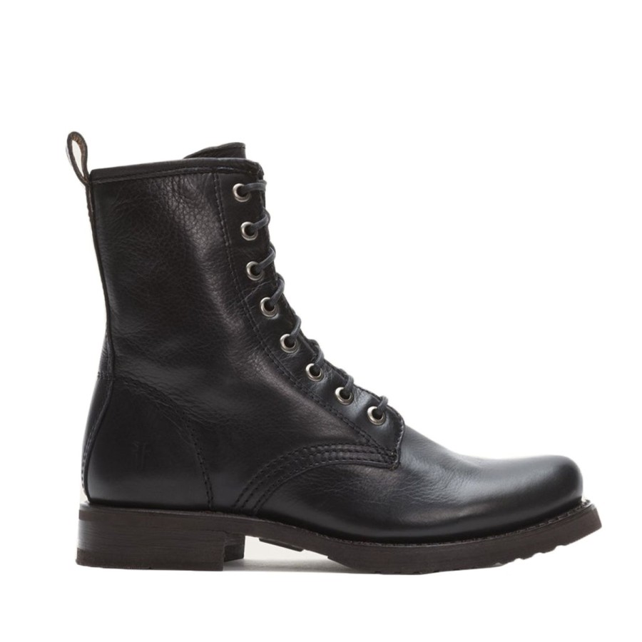 Women'S Shoes Frye Women | Frye Women'S Veronica Combat In Black