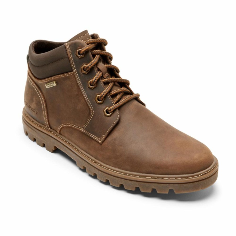 Men'S Shoes Rockport Men | Rockport Men'S Pt Boot Weather Or Not Brown M