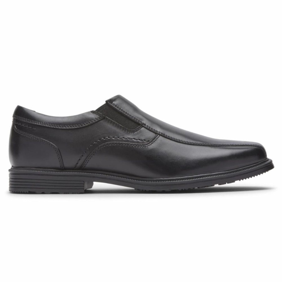 Men'S Shoes Rockport Men | Rockport Men'S Slipon Taylor Wp Black W