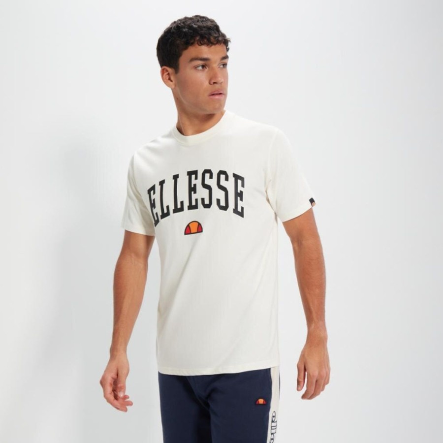 Men'S Apparel Ellesse Mens Apparel | Ellesse S Apparel Men'S Shr17640 Graphic Tees White Reg