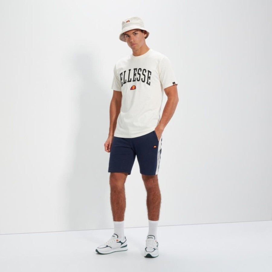 Men'S Apparel Ellesse Mens Apparel | Ellesse S Apparel Men'S Shr17640 Graphic Tees White Reg