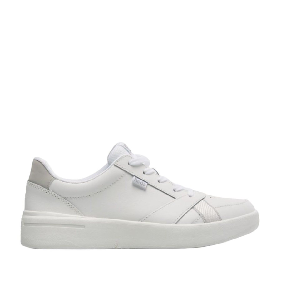 Women'S Shoes Keds | Keds Women'S The Court In White/White