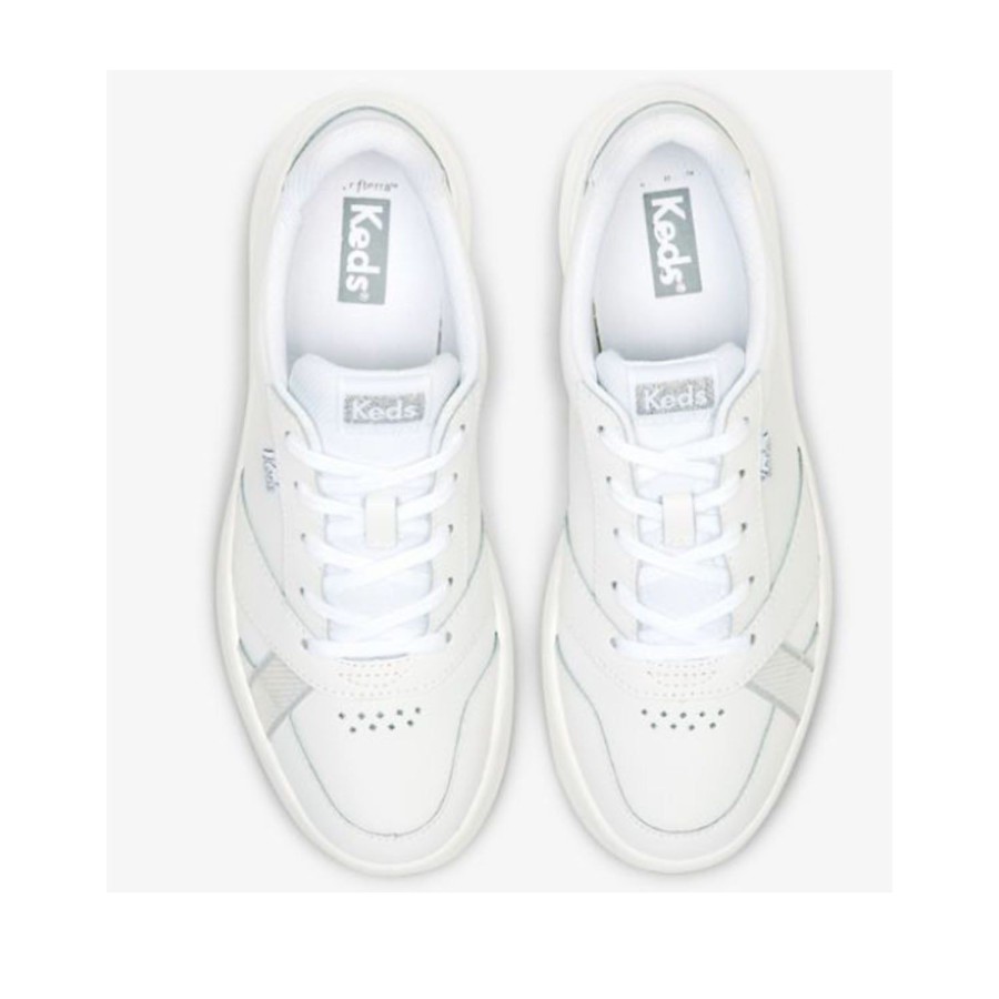 Women'S Shoes Keds | Keds Women'S The Court In White/White