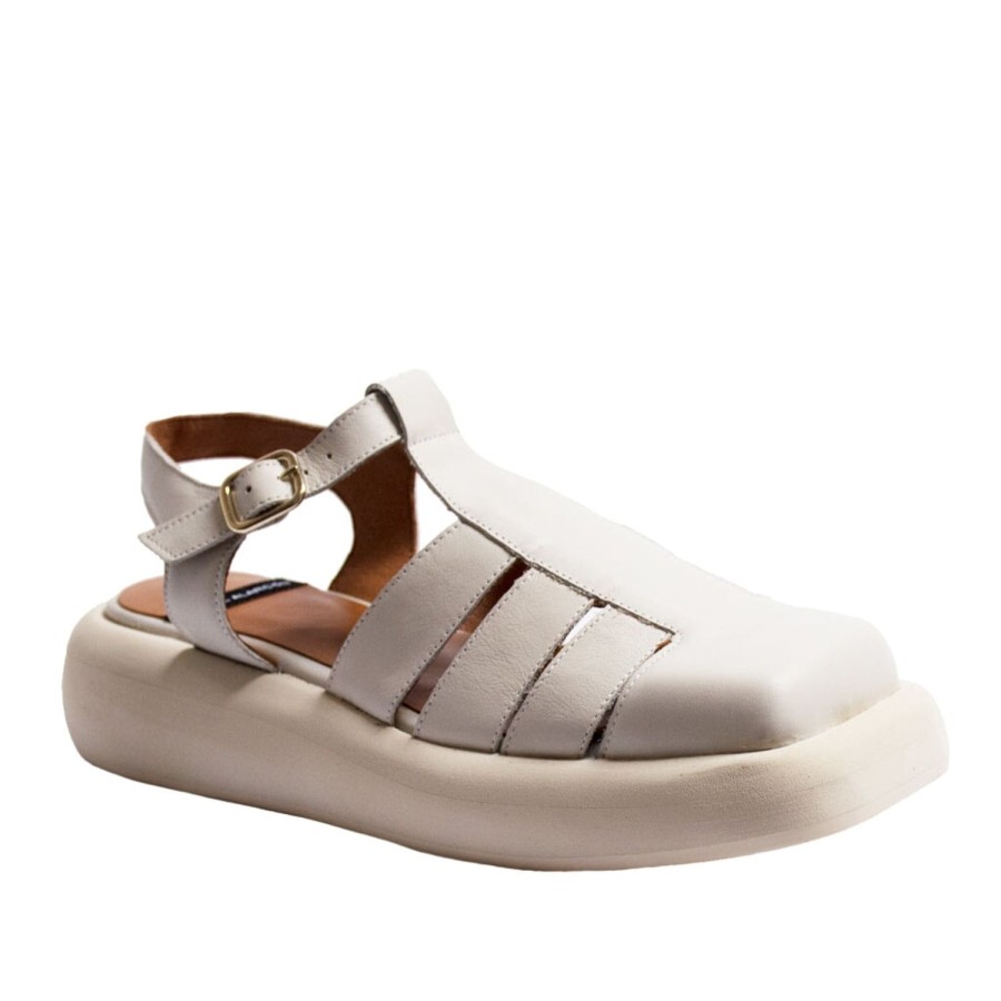 Women'S Shoes ANGEL ALARCON | Angel Alarcon Women'S Vandellas In Ivory