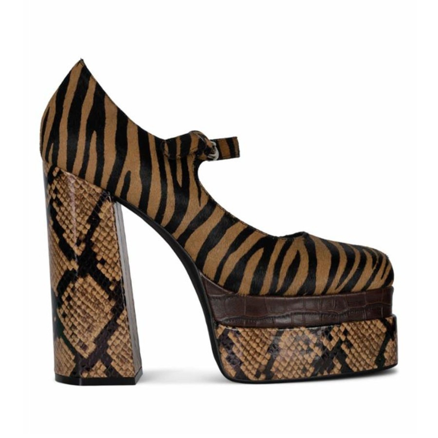 Women'S Shoes Jeffrey Campbell Women | Jeffrey Campbell Women'S Chillin_F Animal Print M