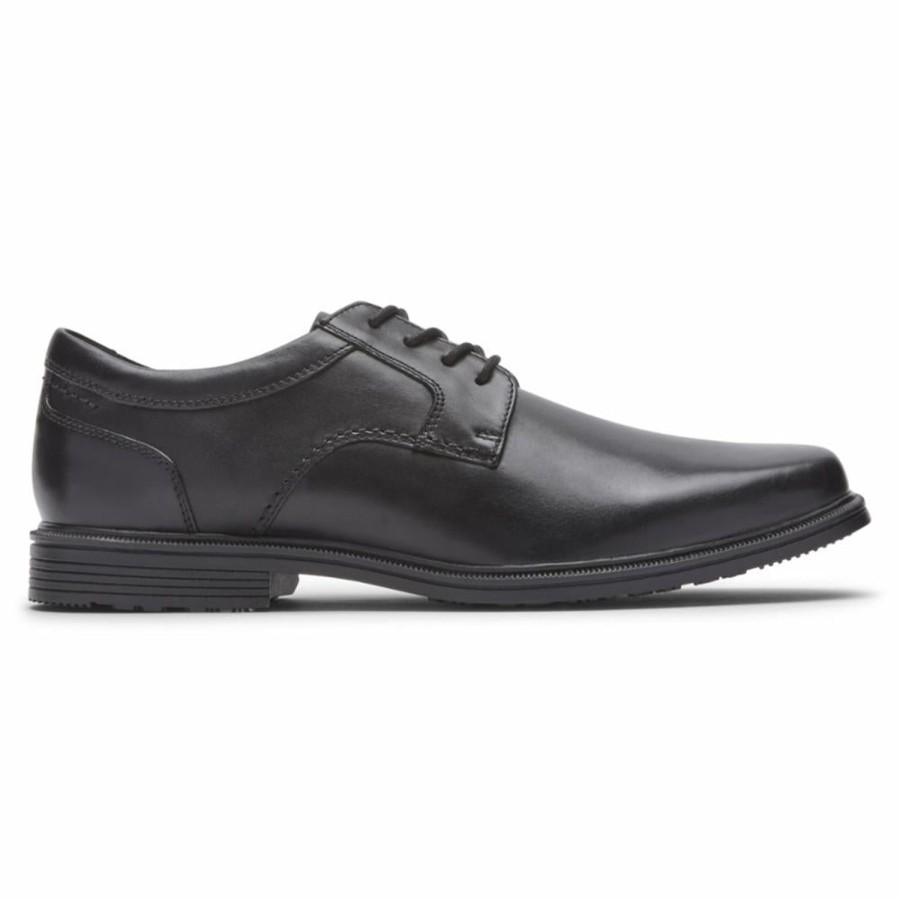 Men'S Shoes Rockport Men | Rockport Men'S Plain Toe Taylor Wp Black M