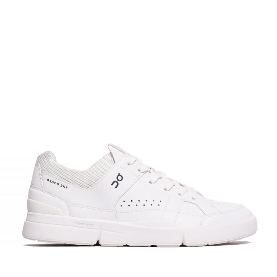 Men'S Shoes ON RUNNING | On Running Men'S Roger Clubhouse In All White