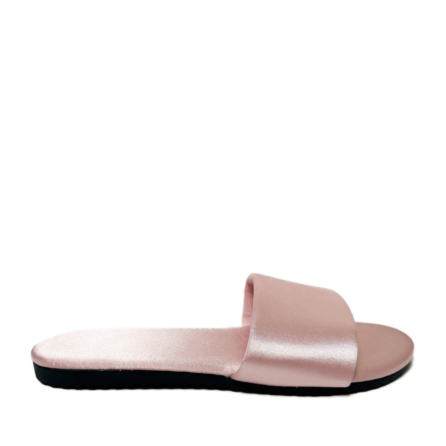 Women'S Shoes FLOOF | Floof Women'S Satin Slide In Pink