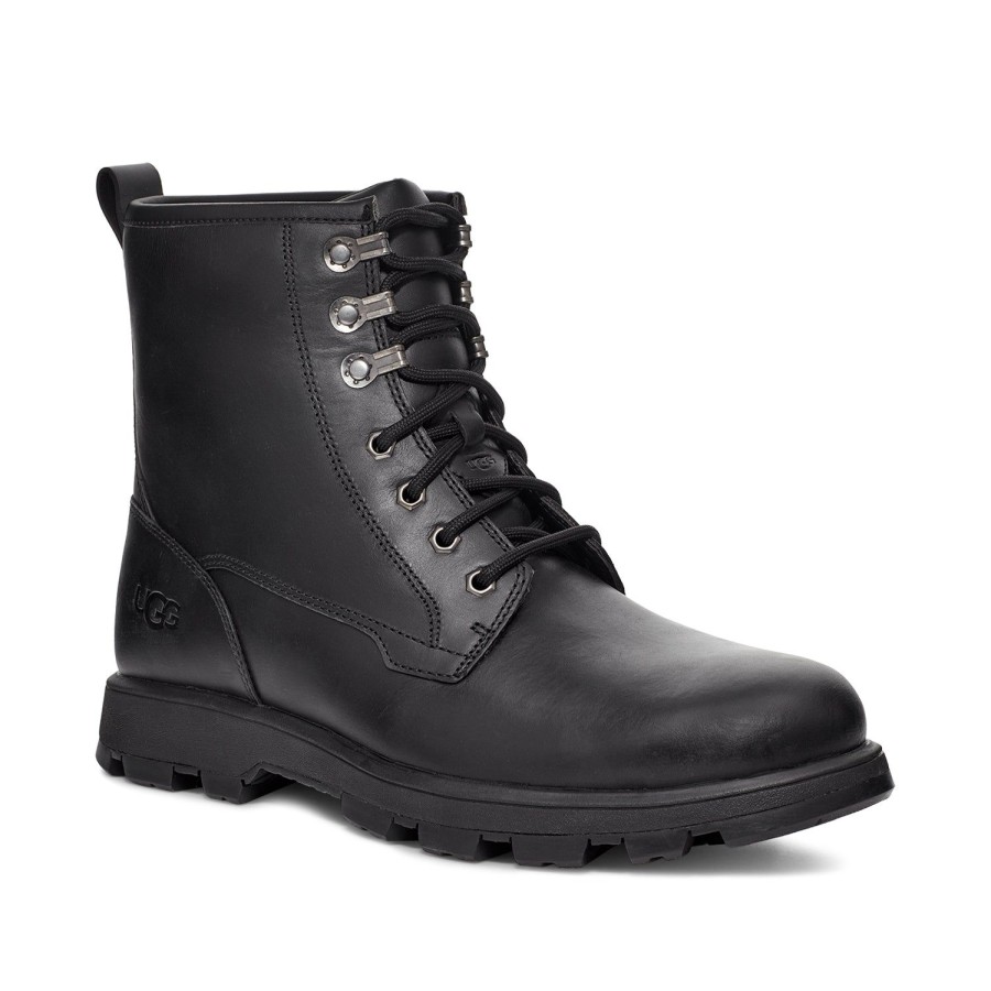 Men'S Shoes UGG | Ugg Men'S Kirkson In Black Leather