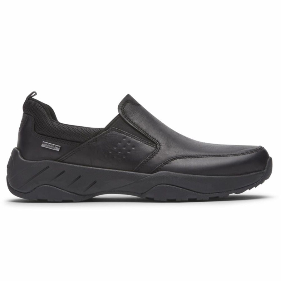 Men'S Shoes Rockport Men | Rockport Men'S Spruce Peak Slipon Xcs Spruce Peak Black W