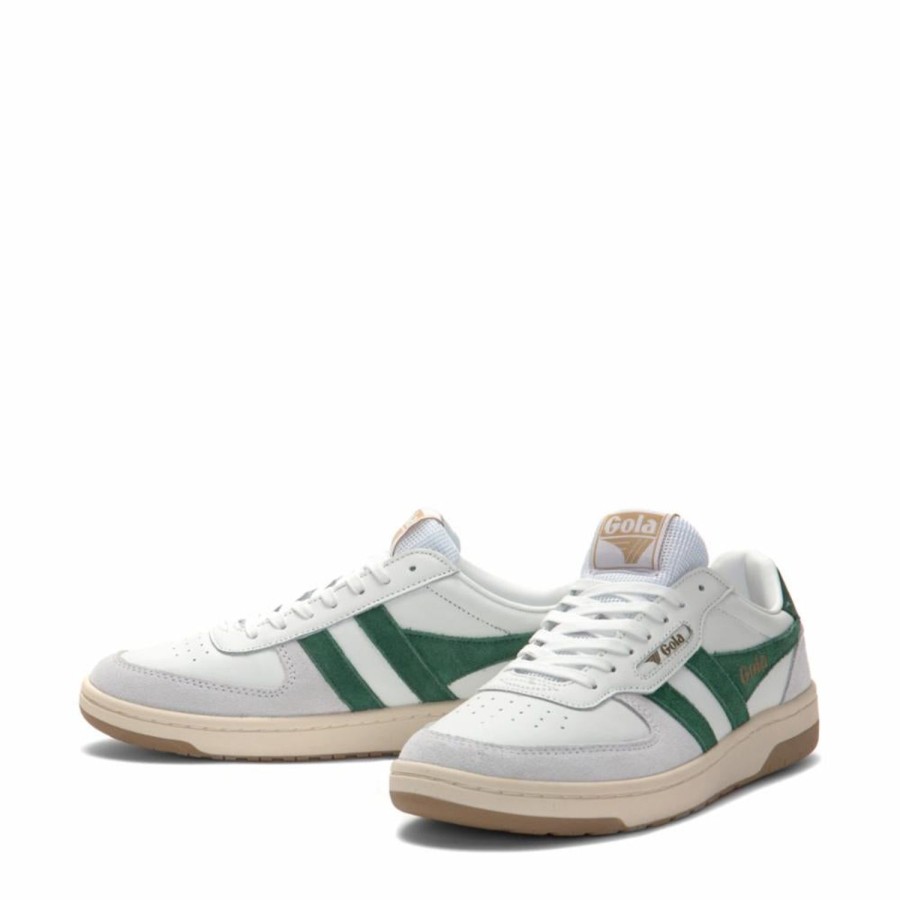 Men'S Shoes Gola Men | Gola Hawk White/Dark Green M