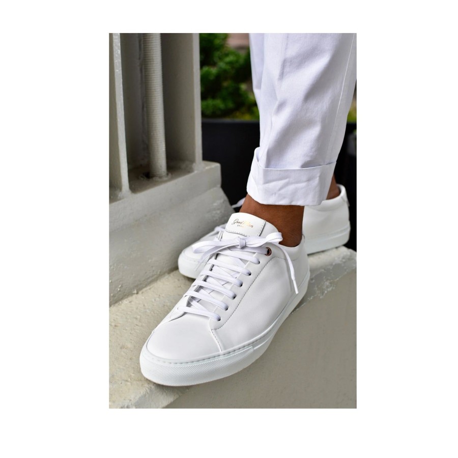 Men'S Shoes GOOD MAN BRAND | Good Man Brand Men'S Edge Sneaker In White