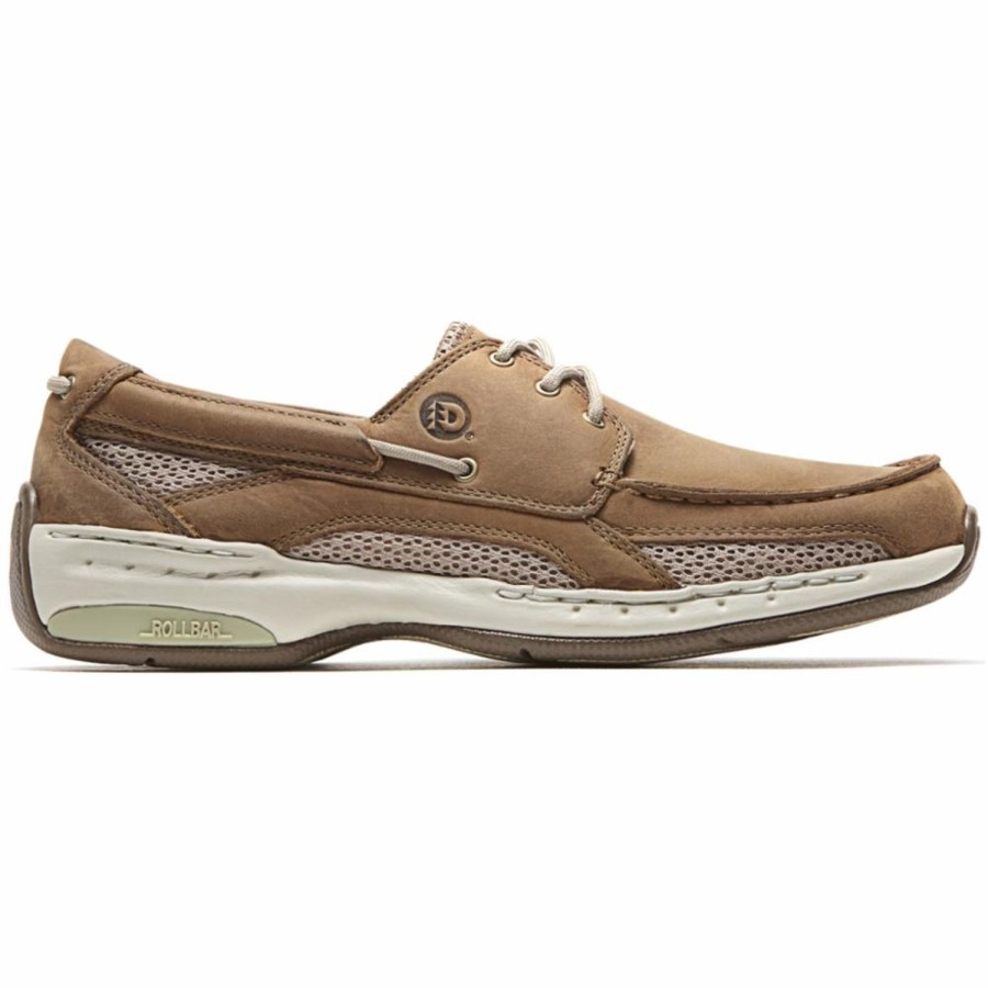 Men'S Shoes Dunham | Dunham Men'S Captain Boat Shoe Waterford Brown 4E