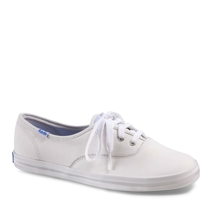 Women'S Shoes Keds | Keds Women'S Champion Leather Oxford Shoe In White