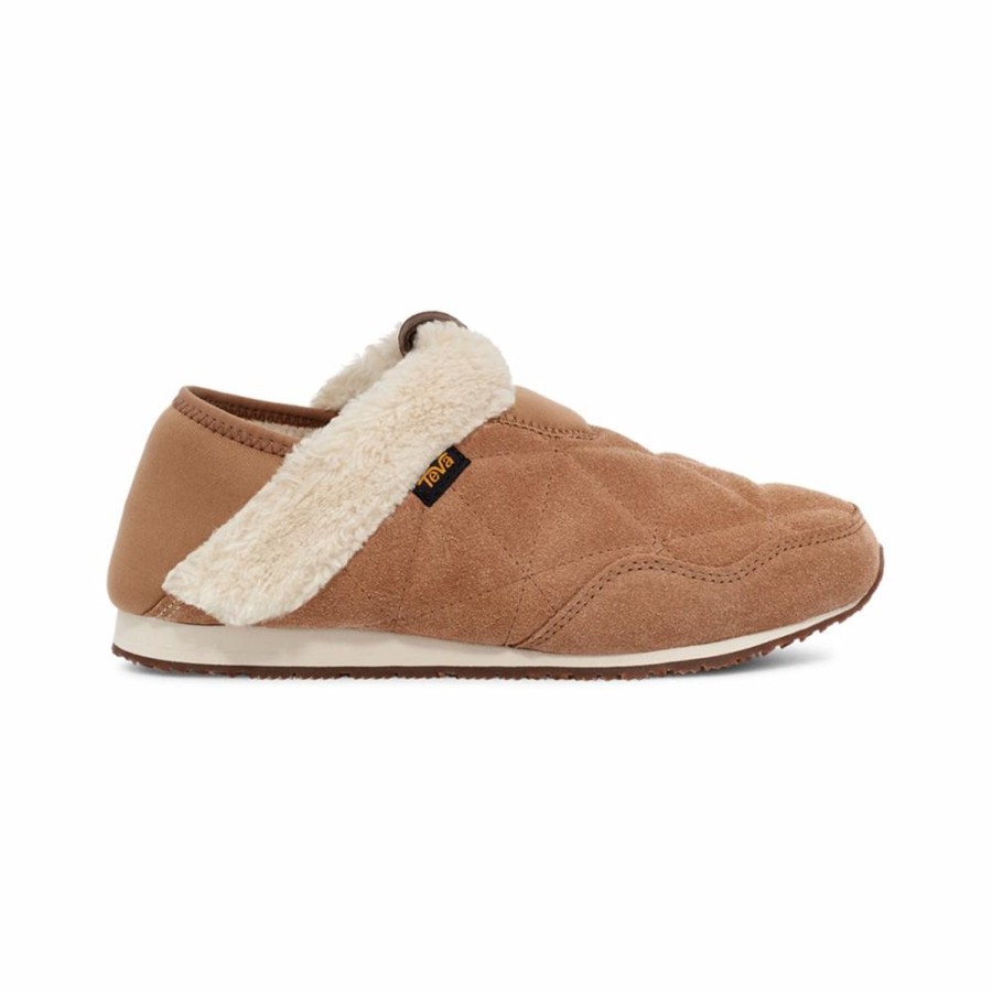 Women'S Shoes Teva Women | Teva Women'S Reember Plushed Brown M