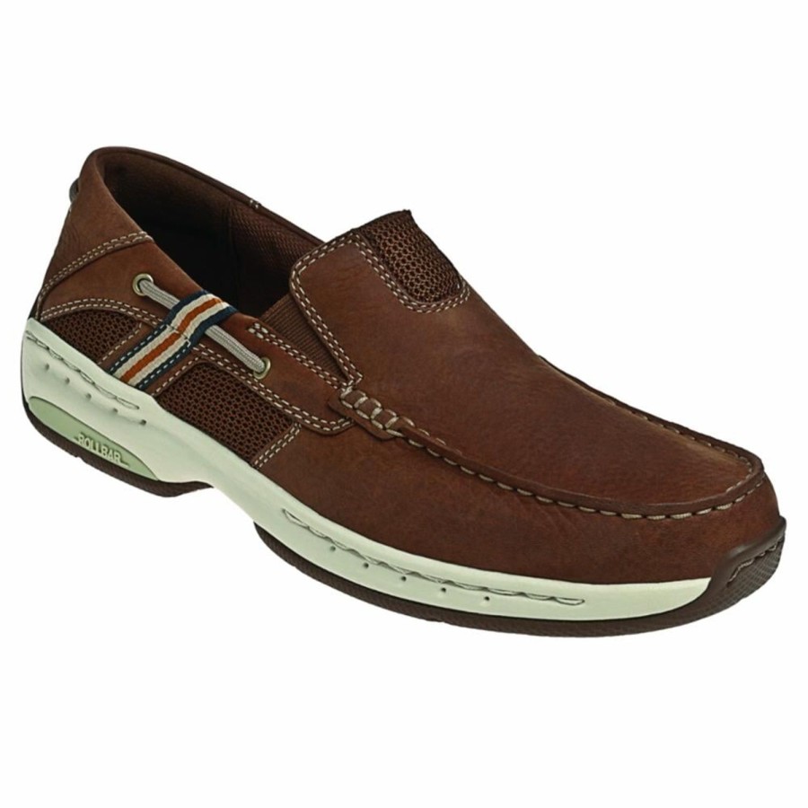 Men'S Shoes Dunham | Dunham Men'S Windward Slip-On Waterford Brown 2E