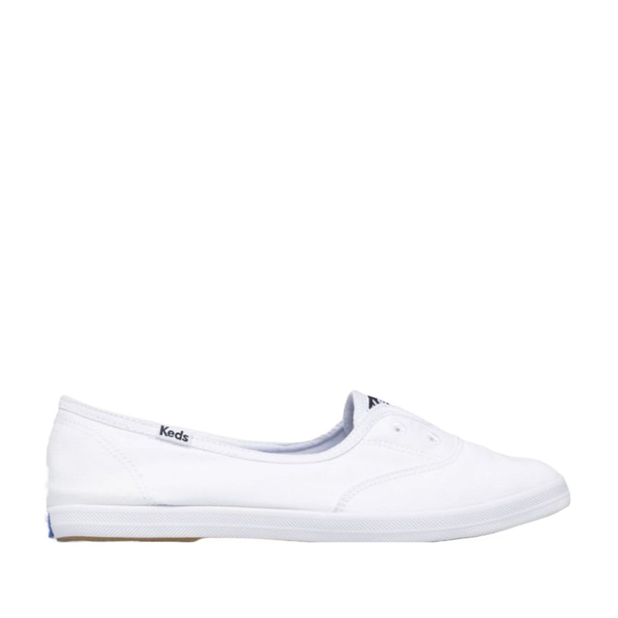 Women'S Shoes Keds | Keds Women'S Chillax Mini Twill In White