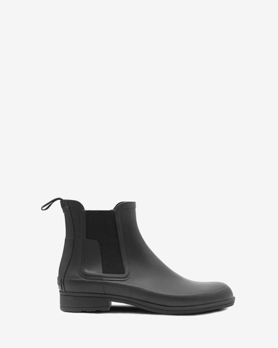 Men'S Shoes Hunter Men | Hunter Men'S S Refined Chelsea Boot Black M