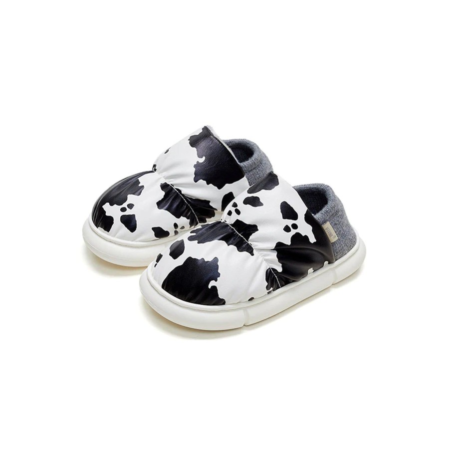 Women'S Shoes FLOOF | Floof Unisex Pillow Slipper In Cow Print