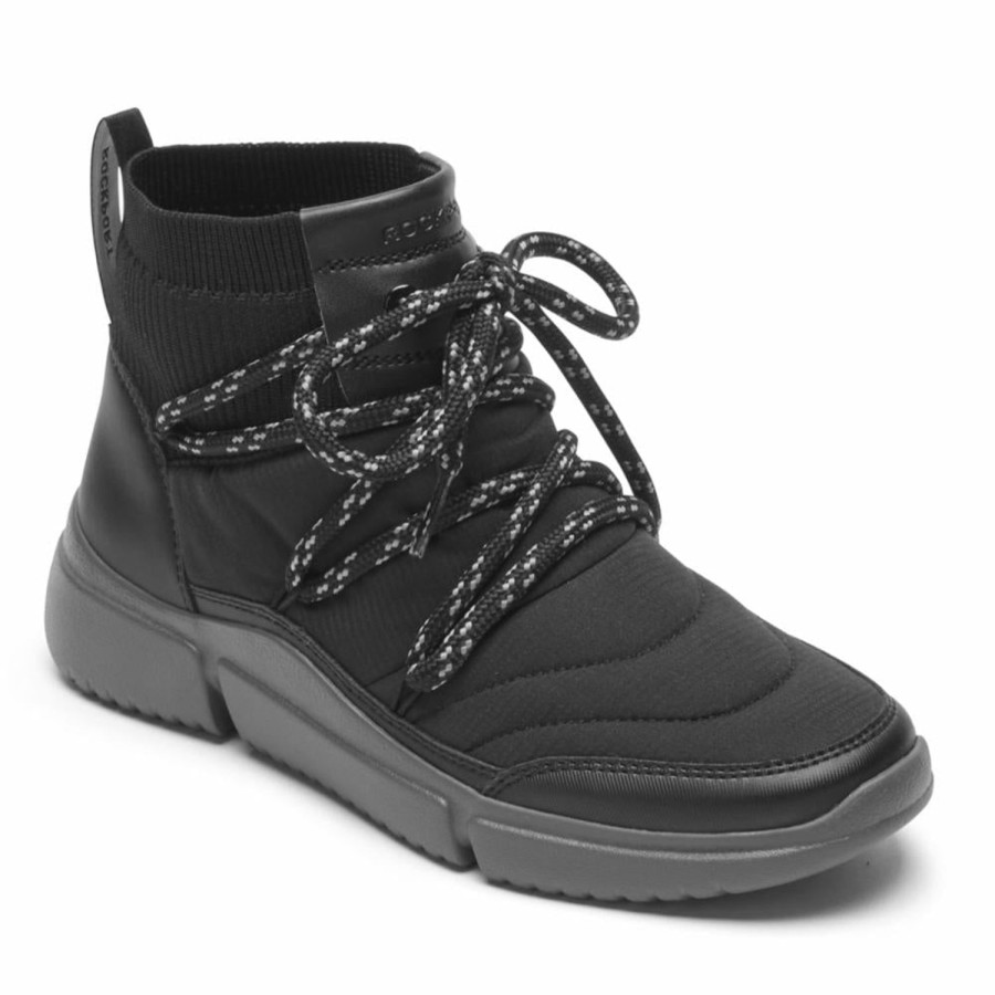 Women'S Shoes Rockport Women | Rockport Women'S Bungee Bootie R Evolution W Black M